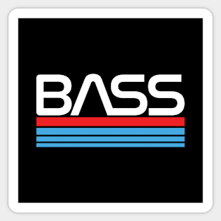 Bass Strings Dark Theme Sticker